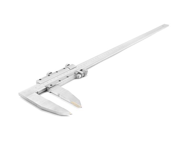 Штангенциркуль разметочный ШЦРТ-III- 600 -0,05 твердосплавными губками 100мм ЧИЗ с поверкой фото 4