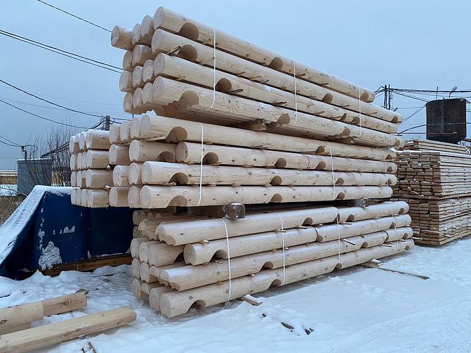 Дөңгеленген бөренелер көтерме саудада фото 1