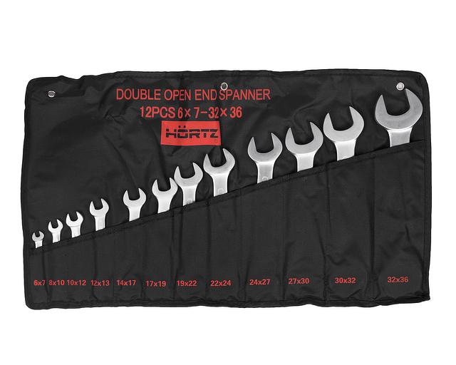 Кілттер жинағы, қос кілт. 12 дана. (6-36)тексерумен chrome.HOR фото 2