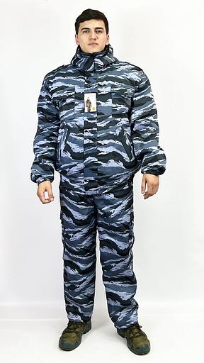 Костюм камуфляжный зимний, светло-синий, ткань «Грета», опт фото 1