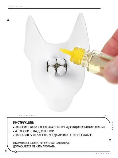 Ароматизатор в машину керамический Caromic «Бультерьер» 10 мл ОПТ фото 5