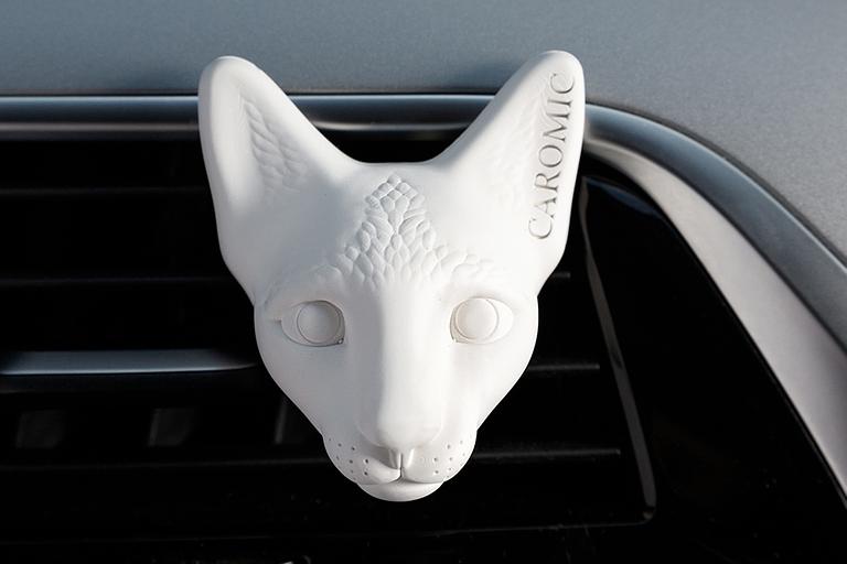 Ароматизатор в машину керамический Caromic «Кошка» 10 мл ОПТ фото 1