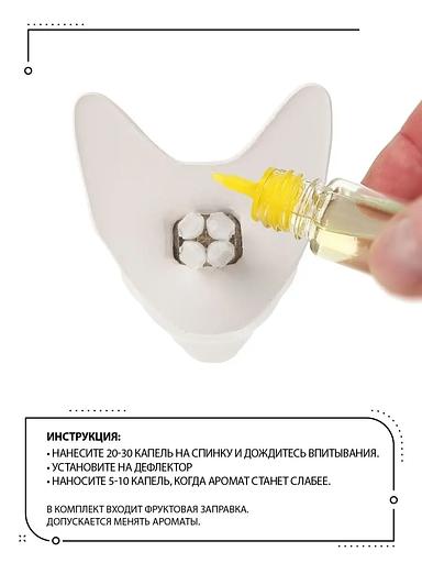 Ароматизатор в машину керамический Caromic «Кошка» 10 мл ОПТ фото 8