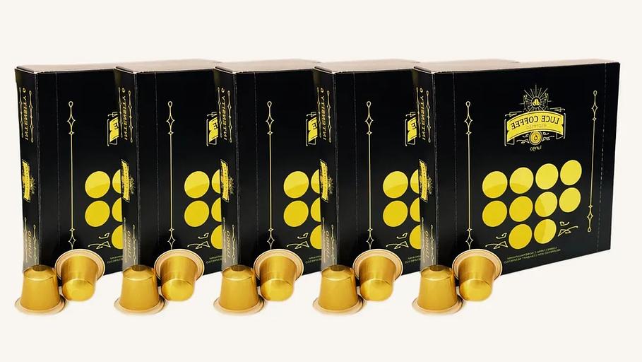 Кофе капсулалары жинағы LUCE COFFEE ESPRESSO Lungo 6, 100 капсула КӨТЕРме фото 1