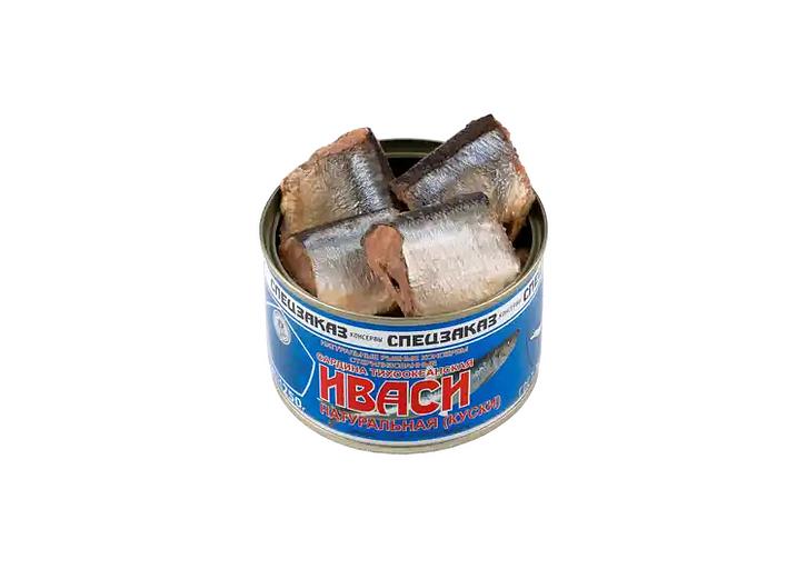 Сардина Иваси натуральная «Спецзаказ» 250 г, ж/б фото 3