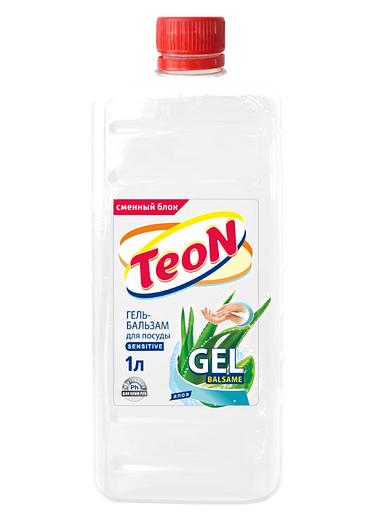 Гель-бальзам для посуды TEON Алоэ 1000 мл, сменный блок ОПТ фото 1