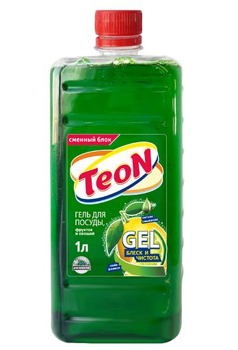 Гель для посуды TEON Лайм&Лимон 1000 мл, сменный блок ОПТ фото 1