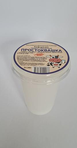 Продукт ряженковый Простоквашка сладкая с сахаром с ароматом ванили термостатная 3,4-4,5 %, 200 гр, опт фото 1