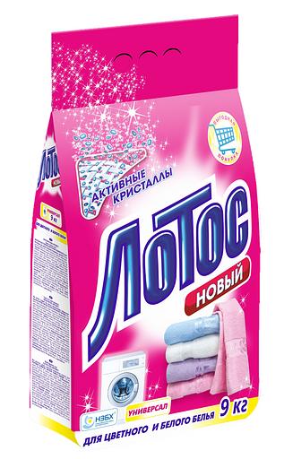 Кір жуғыш ұнтақ Lotus “New” Universal, 9 кг полиэтилен OPT фото 1