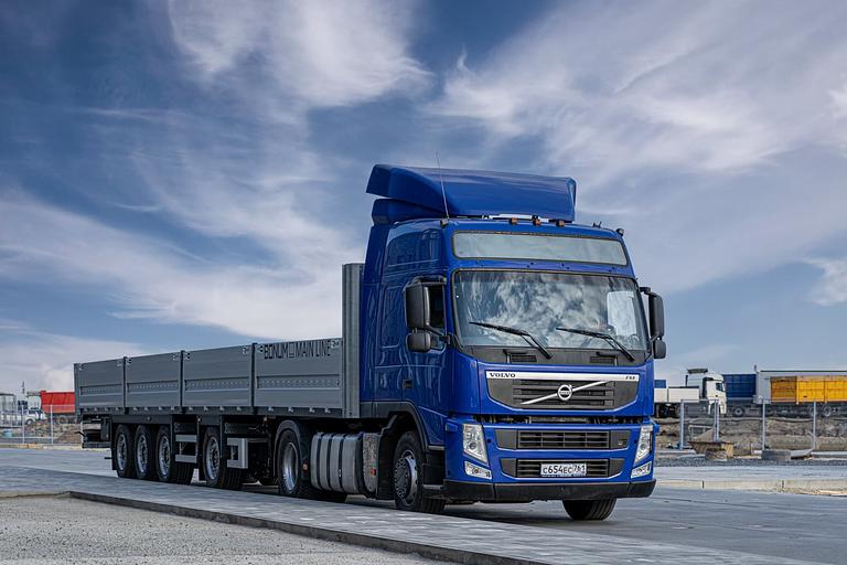 Бортовой полуприцеп 13,62 м с вынесенной осью 914295-06 фото 4