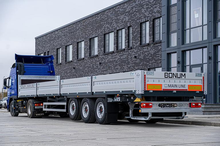 Flatbed semi-trailer 13.62 m 914296-06 фото 1