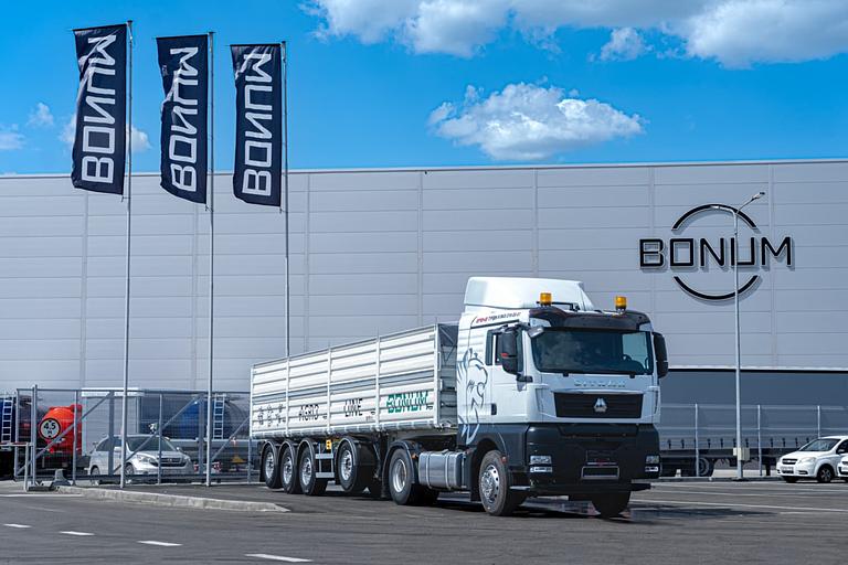 Flatbed grain carrier 46-60 m³ with remote axle 914295-02 фото 2