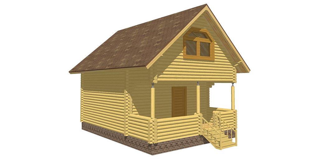 The project of the house DD-79-4 8x6 фото 2