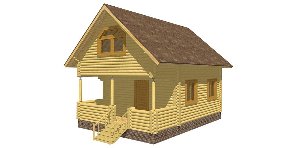 The project of the house DD-79-4 8x6 фото 3