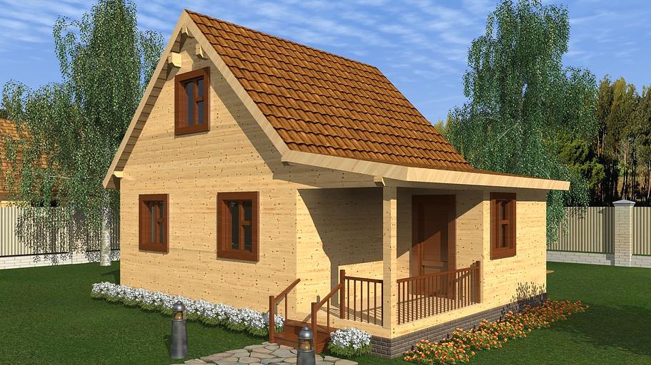 Project of the DB-71-1 6x8 house фото 1