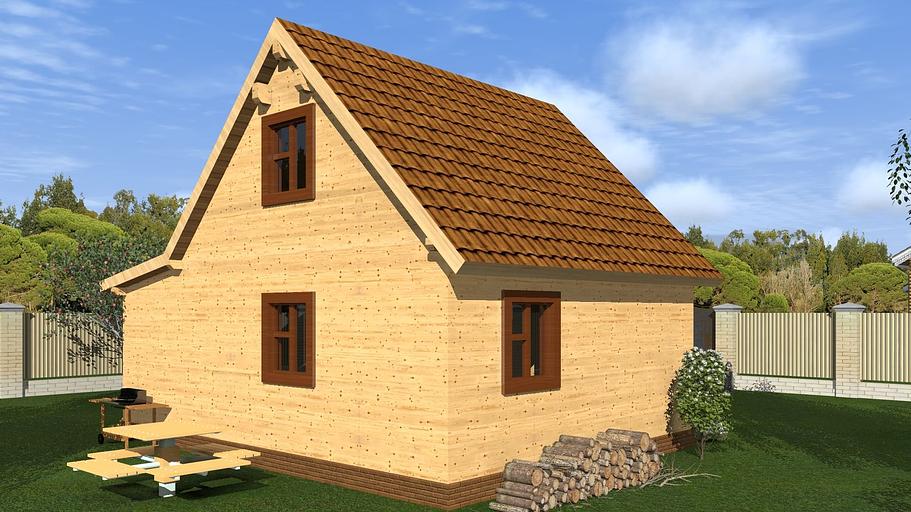 Project of the DB-71-1 6x8 house фото 4