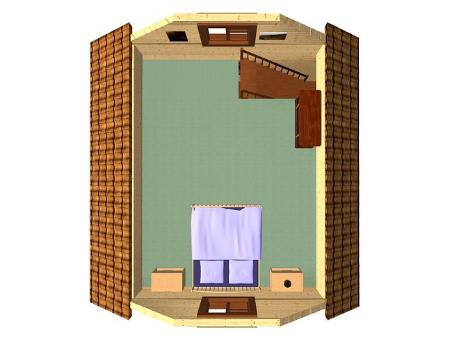 Project of the DB-71-1 6x8 house фото 6