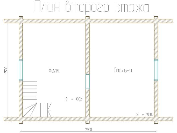 Проект дома ДД-78-6 8x6 фото 7