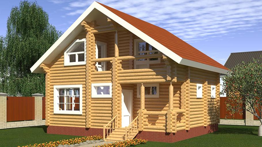 Проект дома ДД-98-8 8,7x7,5 фото 1