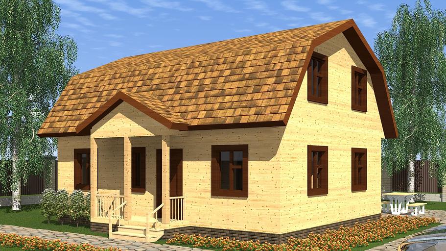 Проект дома ДБ-126-1 9x7 фото 4