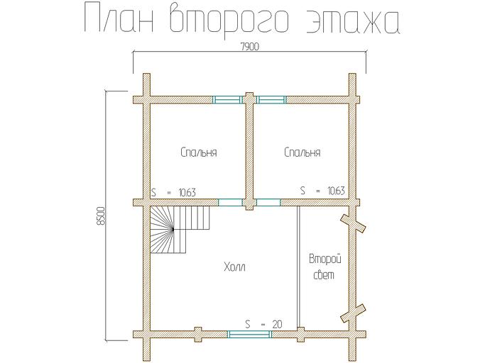 Project of the house DD-106-4 12,6x8,5 фото 7