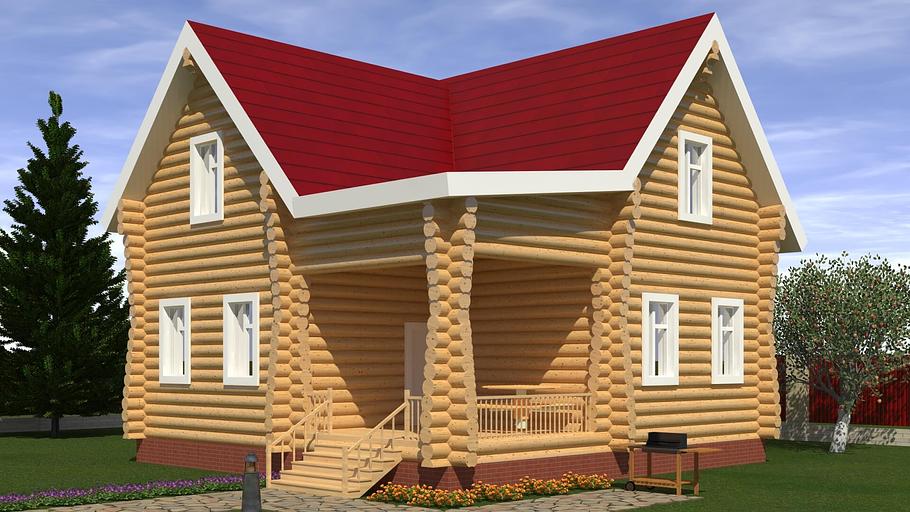 Проект дома ДД-131-0 10x10 фото 1