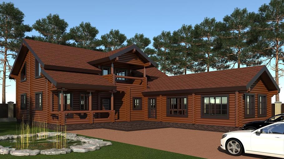 The project of the house DD-316-4 22,5x14,5 фото 1