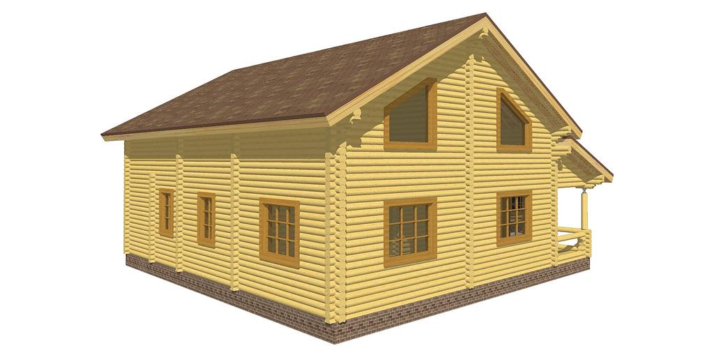 The project of the house DD-316-4 22,5x14,5 фото 4