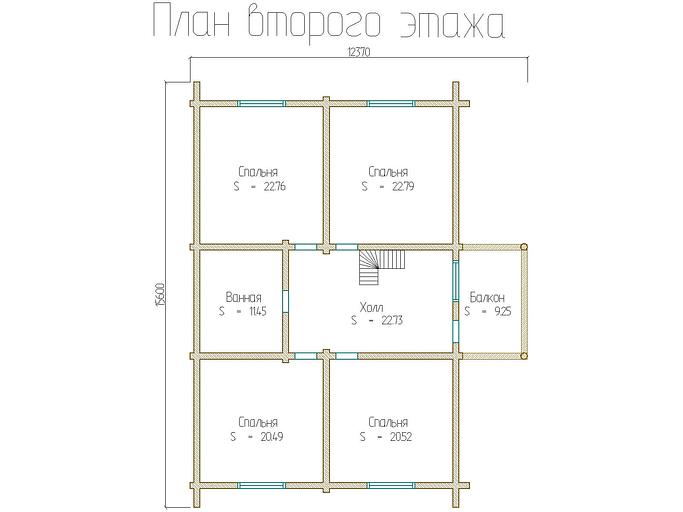 The project of the house DD-316-4 22,5x14,5 фото 7