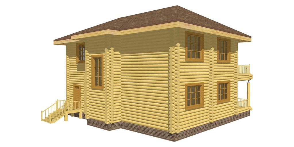 The project of the house DD-195-6 12x12 фото 2