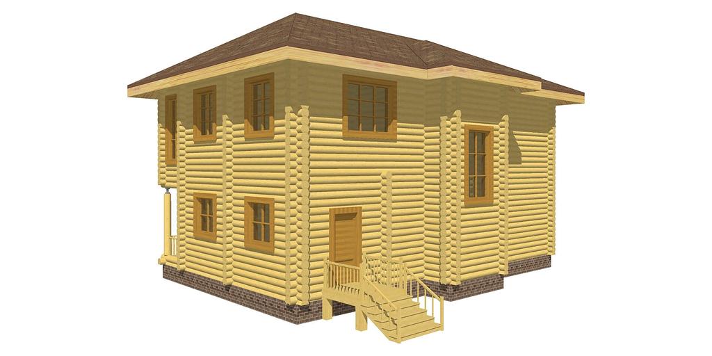 The project of the house DD-195-6 12x12 фото 5