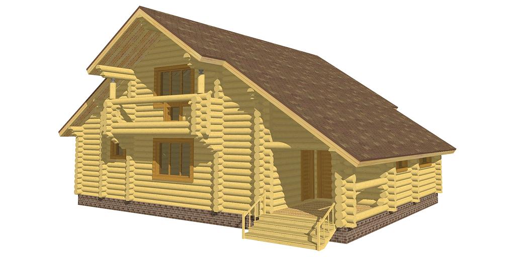 Проект дома ДД-191-6 11,5x13,9 фото 2