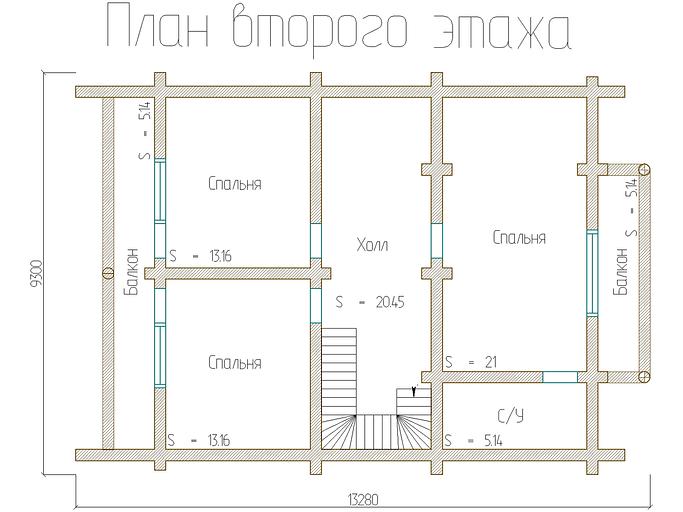 Проект дома ДД-191-6 11,5x13,9 фото 7