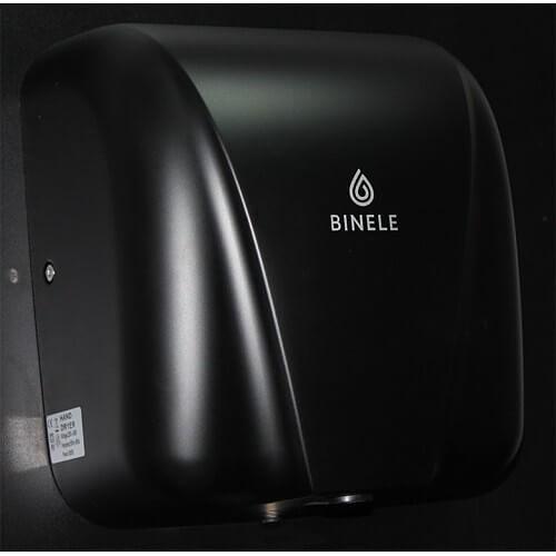 Сушилка для рук высокоскоростная ВINELE rSpeed (матовая, черная) фото 2