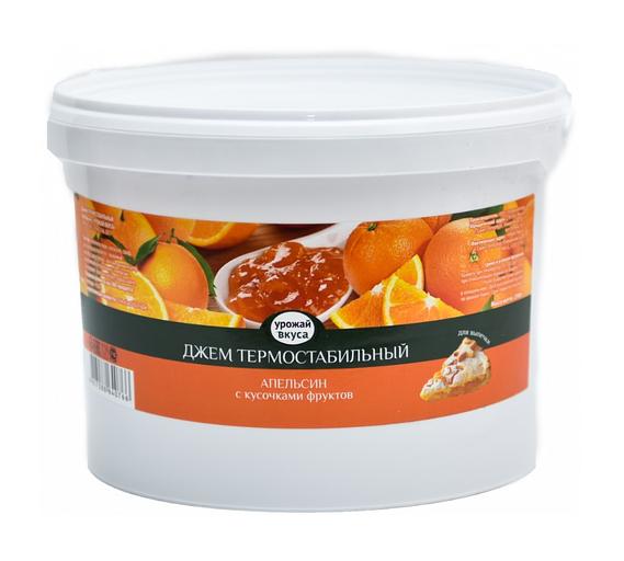 Джем термостабильный Апельсин с кусочками фруктов 2,5 кг ОПТ фото 1