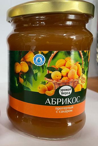 Абрикос протертый с сахаром 310 гр ОПТ фото 1