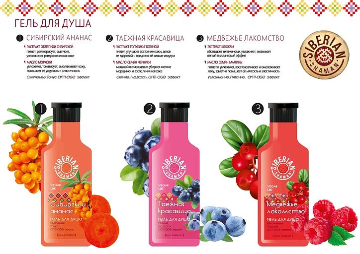 Shower gel Siberian Shaman “Bear Delicacy” WHOLESALE фото 2