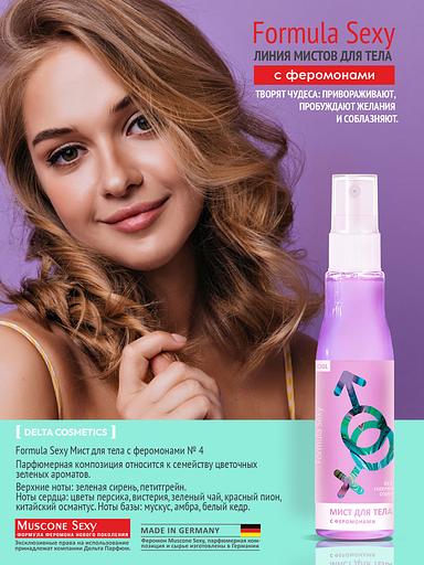 Мист для тела «Formula Sexy № 4» с цветами персика ОПТ фото 2