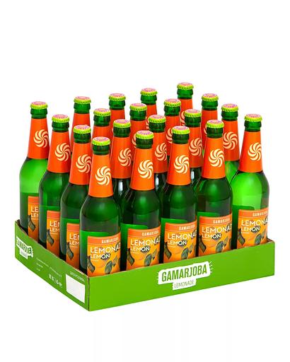 Lemonade "Gamarjoba" lemon 0.45 l st/b, wholesale фото 2
