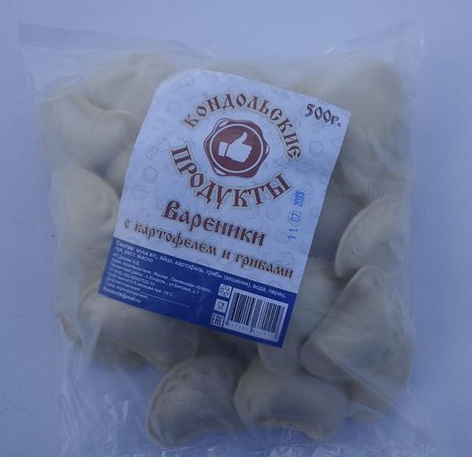 Вареники «С картофелем и грибами» 0,5 кг фото 1
