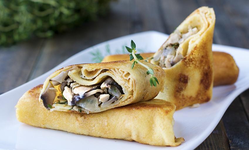 煎饼“鸡肉和蘑菇”0.5 公斤 фото 1