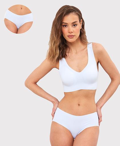 Трусы женские шорты Cherry Girl PS003, белый, опт фото 2