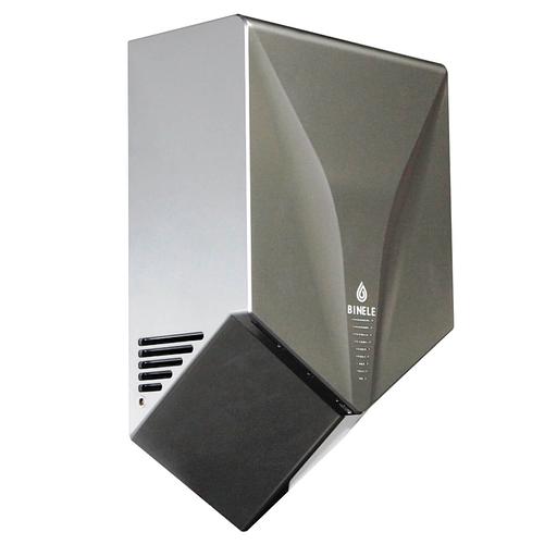 Сушилка для рук высокоскоростная ВINELE S-TURBO (ABS пластик, серебро) фото 2