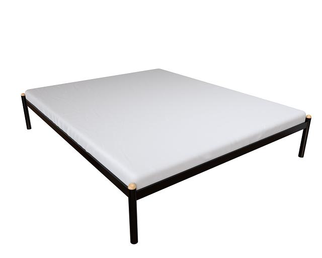 Bed “Flaco” 200×160 cm, black metal base, wholesale фото 1