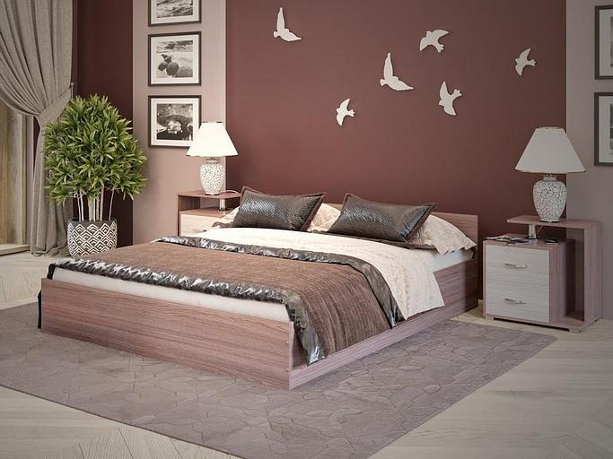 Кровать Проектмебель «Зена» 94×204×56 см (сп. место 90×200 см), опт фото 1