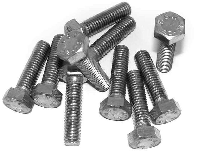 Bolt M12×50 mm steel A2 stainless DIN 934 OPT фото 1