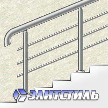 Перила с 3 ригелями фото 1