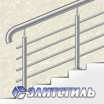 Перила с 4 ригелями на штифте фото 1