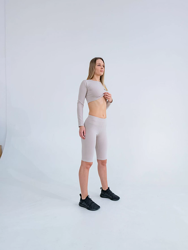 Топ женский светло-серый № 4 фото 1