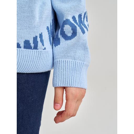 Jumper "Wow" blue, for girls wholesale фото 10